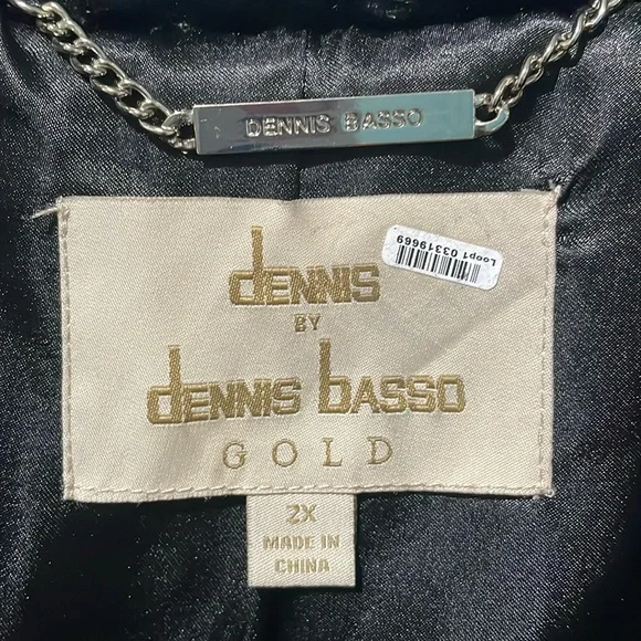 Dennis by Dennis Basso Gold, Super Soft Designer Faux Fur Coat, hood & collar-2x - Picture 5 of 12